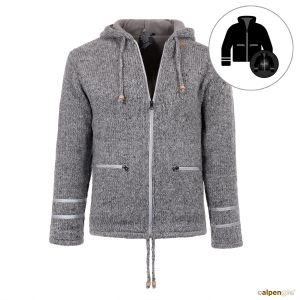 Wolljacke mit Reflektoren Goref Vorderseite